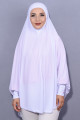 5 Xl Peçeli Hijab Beyaz