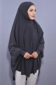 5XL Peçeli Hijab Füme
