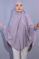 5XL Peçeli Hijab Gri