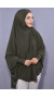 5 XL Peçeli Hijab Haki Yeşili