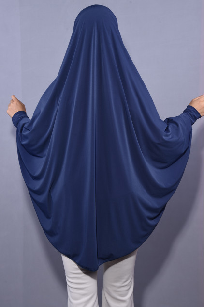 5 XL Peçeli Hijab İndigo