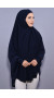 5 XL Peçeli Hijab Lacivert
