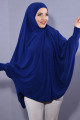 5 Xl Peçeli Hijab Saks Mavisi