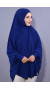 5 Xl Peçeli Hijab Saks Mavisi