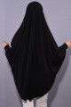 5XL Peçeli Hijab Siyah