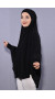 5 XL Peçeli Hijab Siyah