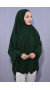 5 XL Peçeli Hijab Zümrüt Yeşili