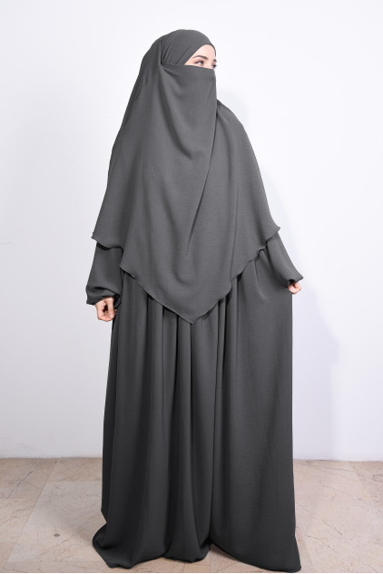 Elbise ve Sufle Aerobin Takım Antrasit