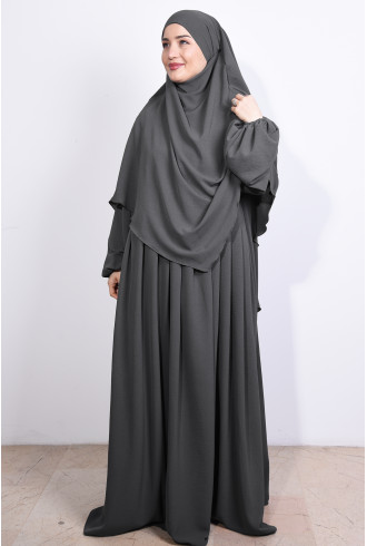 Elbise ve Sufle Aerobin Takım Antrasit