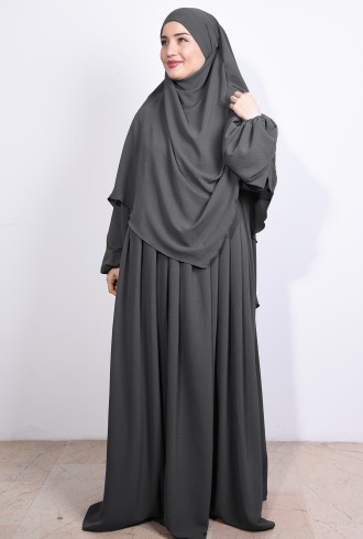 Elbise ve Sufle Aerobin Takım Antrasit