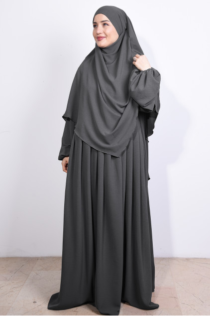 Elbise ve Sufle Aerobin Takım Antrasit