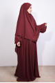Elbise ve Sufle Takım Aerobin kumaş Bordo