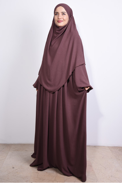 Elbise ve Sufle Aerobin Takım Gül Kurusu