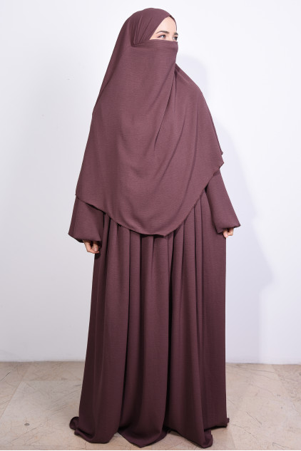 Elbise ve Sufle Aerobin Takım Gül Kurusu