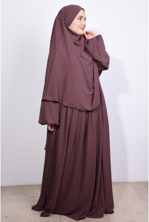 Elbise ve Sufle Aerobin Takım Gül Kurusu