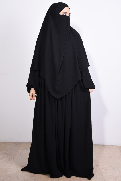 Elbise ve Sufle Takım Siyah