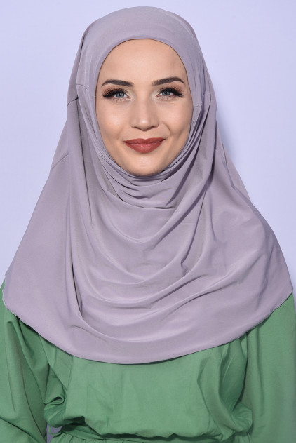 Boneli Pratik Hijab Gri
