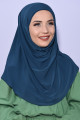Boneli Pratik Hijab Petrol Mavisi