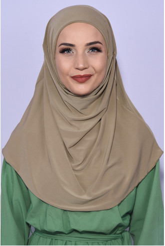 Boneli Pratik Hijab Taş Rengi