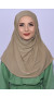 Boneli Pratik Hijab Taş Rengi
