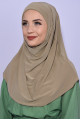Boneli Pratik Hijab Taş Rengi Boneli Pratik Hijab Taş Rengi