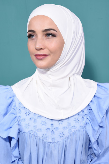 Pratik Boneli Hijab Ekru
