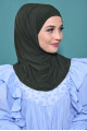 Pratik Boneli Hijab Haki Yeşili