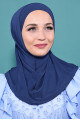 Pratik Boneli Hijab İndigo