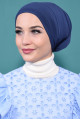 Pratik Boneli Hijab İndigo Pratik Boneli Hijab İndigo