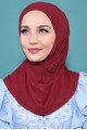 Pratik Boneli Hijab Kırmızı Pratik Boneli Hijab Kırmızı