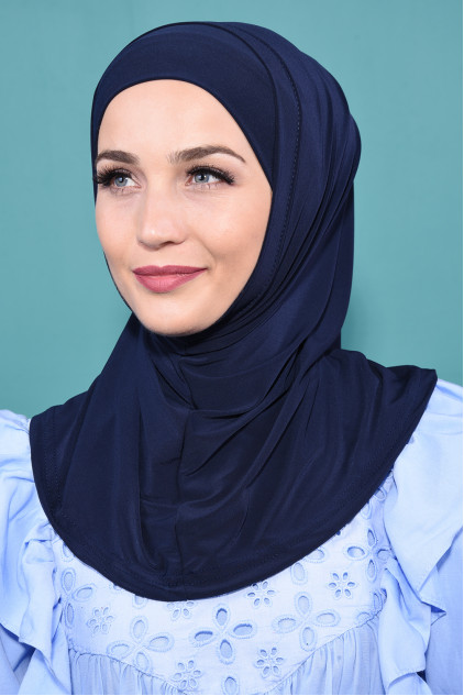 Pratik Boneli Hijab Lacivert Pratik Boneli Hijab Lacivert