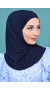 Pratik Boneli Hijab Lacivert