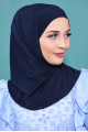 Pratik Boneli Hijab Lacivert
