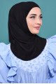 Pratik Boneli Hijab  Siyah