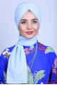 Büzgülü Bağlamalı Bone Bebe Mavisi Büzgülü Bağlamalı Bone Bebe Mavisi