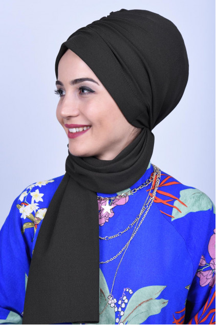 Büzgülü Bağlamalı Bone Haki Yeşili Büzgülü Bağlamalı Bone Haki Yeşili