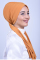 Büzgülü Bağlamalı Bone Hardal Sarısı Büzgülü Bağlamalı Bone Hardal Sarısı