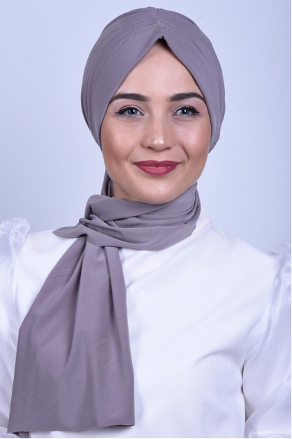 Büzgülü Bağlamalı Bone Vizon Büzgülü Bağlamalı Bone Vizon