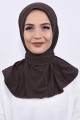 Çıtçıtlı Fular Şal Acı Kahve