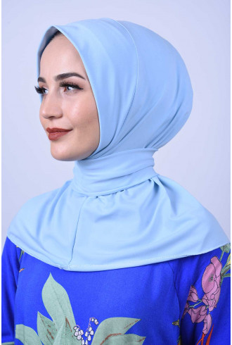 Çıtçıtlı Fular Şal Bebe Mavisi