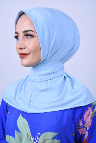 Çıtçıtlı Fular Şal Bebe Mavisi