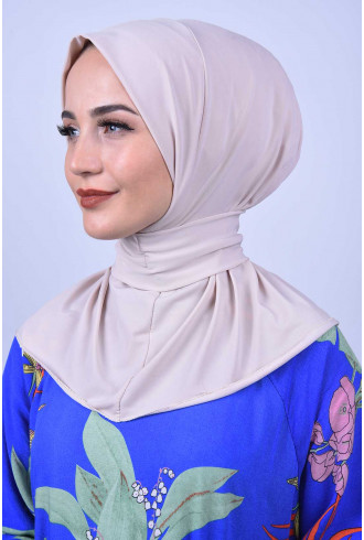 Çıtçıtlı Fular Şal Bej