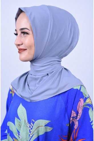 Çıtçıtlı Fular Şal Gri Çıtçıtlı Fular Şal Gri