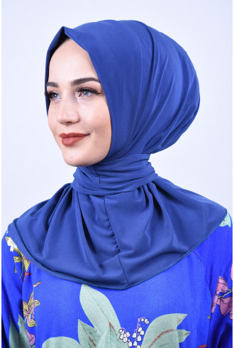 Çıtçıtlı Fular Şal İndigo Çıtçıtlı Fular Şal İndigo