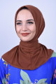 Çıtçıtlı Fular Şal Kiremit Çıtçıtlı Fular Şal Kiremit