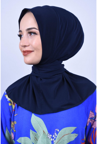 Çıtçıtlı Fular Şal Lacivert Çıtçıtlı Fular Şal Lacivert