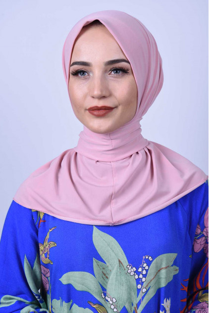 Çıtçıtlı Fular Şal Pudra Pembesi Çıtçıtlı Fular Şal Pudra Pembesi