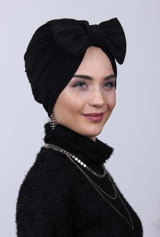Dolgulu Fiyonklu Çift Yönlü Bone Siyah Dolgulu Fiyonklu Çift Yönlü Bone Siyah