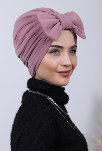 Dolgulu Fiyonklu Çift Yönlü Bone Gül Kurusu Dolgulu Fiyonklu Çift Yönlü Bone Gül Kurusu