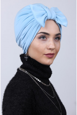 Dolgulu Fiyonklu Çift Yönlü Bone Bebe Mavisi Dolgulu Fiyonklu Çift Yönlü Bone Bebe Mavisi